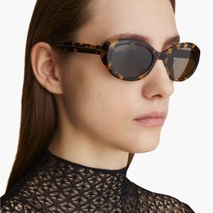 KHAITE x Oliver People Oval Sunglasses